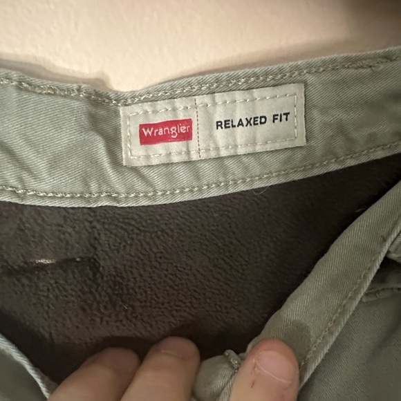 Wrangler Men's Olive Cargo Pants - Picture 7 of 8